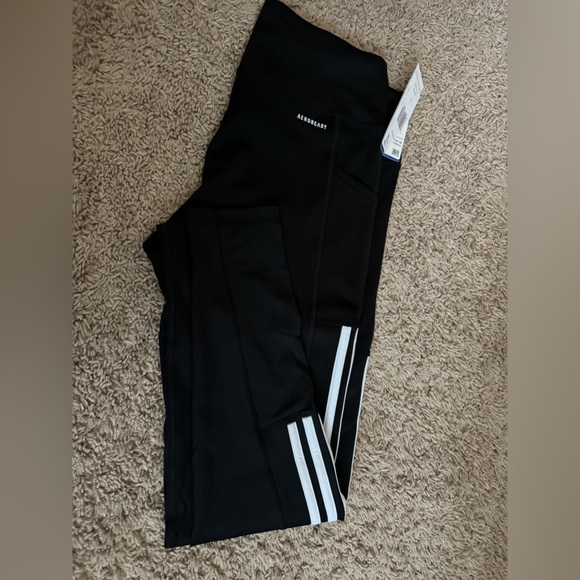 adidas Pants - Adidas Black Pants with White Accents